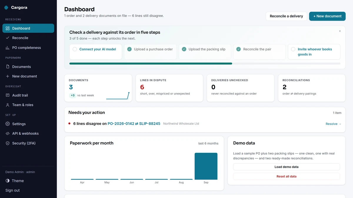 Cargora screenshot 1 of 5