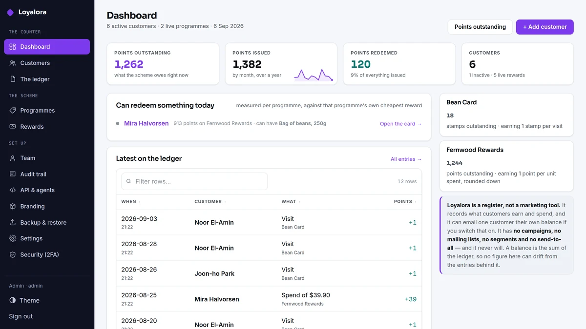 Loyalora screenshot 1 of 5